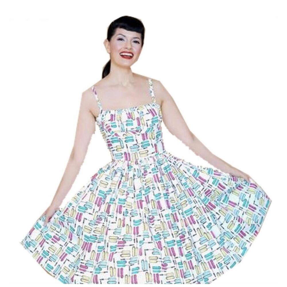 Bernie Dexter Paris Dress in Mascara Print Medium